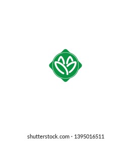 flowers Logo. Minimalistic logo design. Creative logo. 
