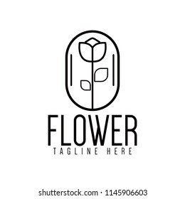 Flowers logo vector