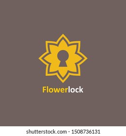 Flowers with logo vector key