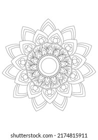 Blumen Mandala Frühlingsfärbung für Erwachsene