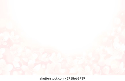 Blumen, Nebel und funkelnder Hintergrund