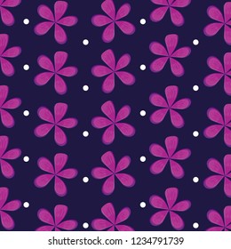 flowers natural icons pattern