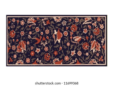 flowers on black background