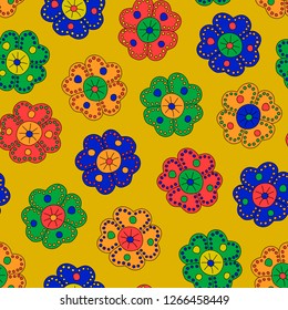 flowers on a colored background