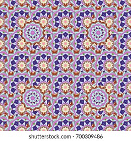 Flowers on colorful background. Seamless pattern with flowers. Hand drawn. Watercolor illustration.