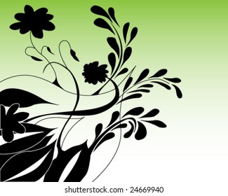 Flowers on green background --- Please see my another plants of my collection