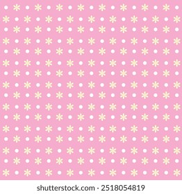 Flores sobre fondo de Passel - Vector - simple