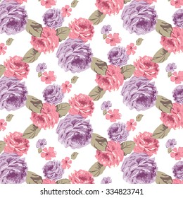 flowers on purple background