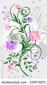 flowers on a stalk