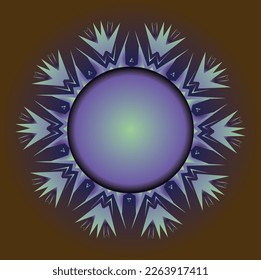 Flowers on twigs with leaves. Vector file for designs.