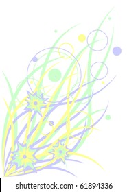 ?olored flowers on a white background