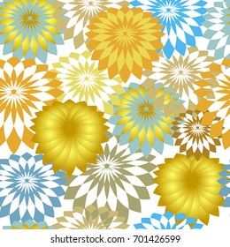 flowers on white background