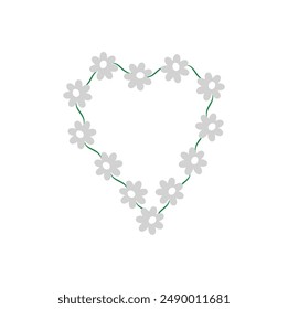 flores sobre fondo blanco camiseta impresión diseño ilustración minimalista eslogan arte 
