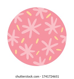 diseño de ilustraciones vectoriales de bloques de patrones orgánicos de flores