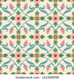 Flowers ornament seamless pattern