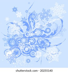 flowers ornament & snowflakes