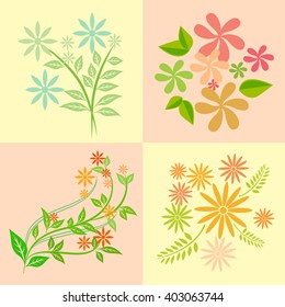 flowers pastel