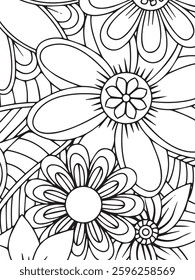 flowers patter design and adults and kids