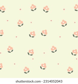 Tapete mit Blumenmuster