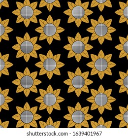 flowers pattern background decoration vector
