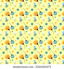 flowers pattern background illustration for business