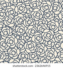 Flowers pattern. Can be printed on any material: package, merch, fabric, home.