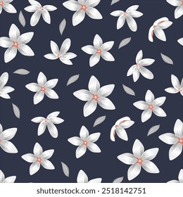 Flowers pattern, Cute flowers, Textıle seamless, background 