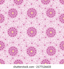 flowers pattern design with sweet colors