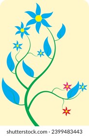  flowers pattern design vector abstract flowers pattern 