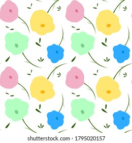 Patrón de flores estupendo para papel de pared, fondos, regalo, diseño de patrones, embalaje.