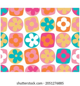 flowers pattern with leaves and background spring and winter design