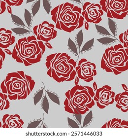 flowers pattern, red roses, textıle seamless, red roses pattern