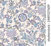 flowers pattern, repeat design pattern for textile printing factory, design for fashion.