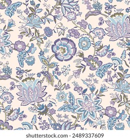 flowers pattern, repeat design pattern for textile printing factory, design for fashion.