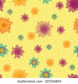 flowers pattern seamless 2