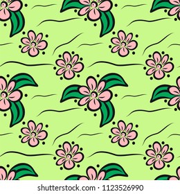 Flowers pattern Seamless