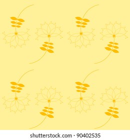 Flowers pattern. Seamless pattern.