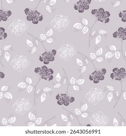 flowers pattern, textıle seamless, floral pattern, purple flowers pattern