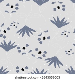 flowers pattern, textıle seamless, floral pattern, purple flowers pattern
