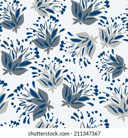 Flowers pattern. Vector