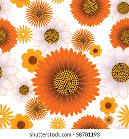 Flowers pattern. Vector