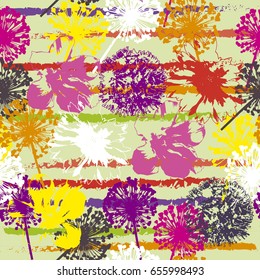 flowers pattern vector decorative 