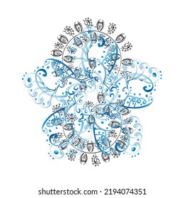 flowers pattern. vector illustration in asian textile style. Beautiful fabric pattern. Colour Spring Theme seamless pattern Background. Flat Flower Elements Design.