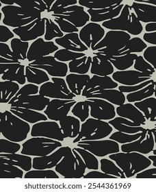 Flowers patterns. Seamless floral backdrop,Big floral seamless pattern,winter attractions.