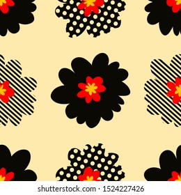 Flowers pattern.Wallpaper, Abstract background,Tablecloths, Clothes, Shirts, Dresses, Pants, Packaging and any desired idea-EPS10