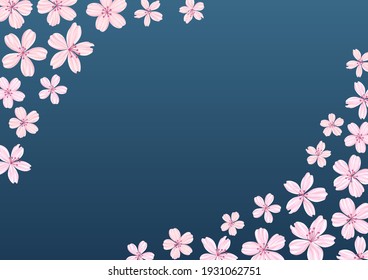Flowers and plants Frame template