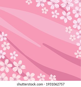 Flowers and plants Frame template