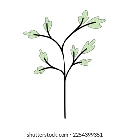 Flowers or plants are suitable for decorating your work
