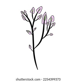 Flowers or plants are suitable for decorating your work