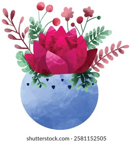 Flowers and plants Vector,  House plants in pots. Potted plants for home. Vector illustration with white isolated background, Vector illustration, House plants and flowers in pot,  Houseplants, flower